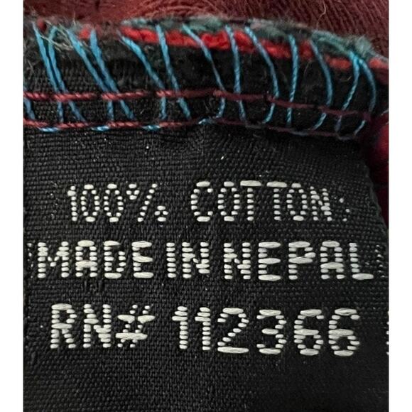 All That Jazz Cut Out Patchwork Full Zip Hoodie Boho Women's M Hippie Festival - Picture 6 of 7